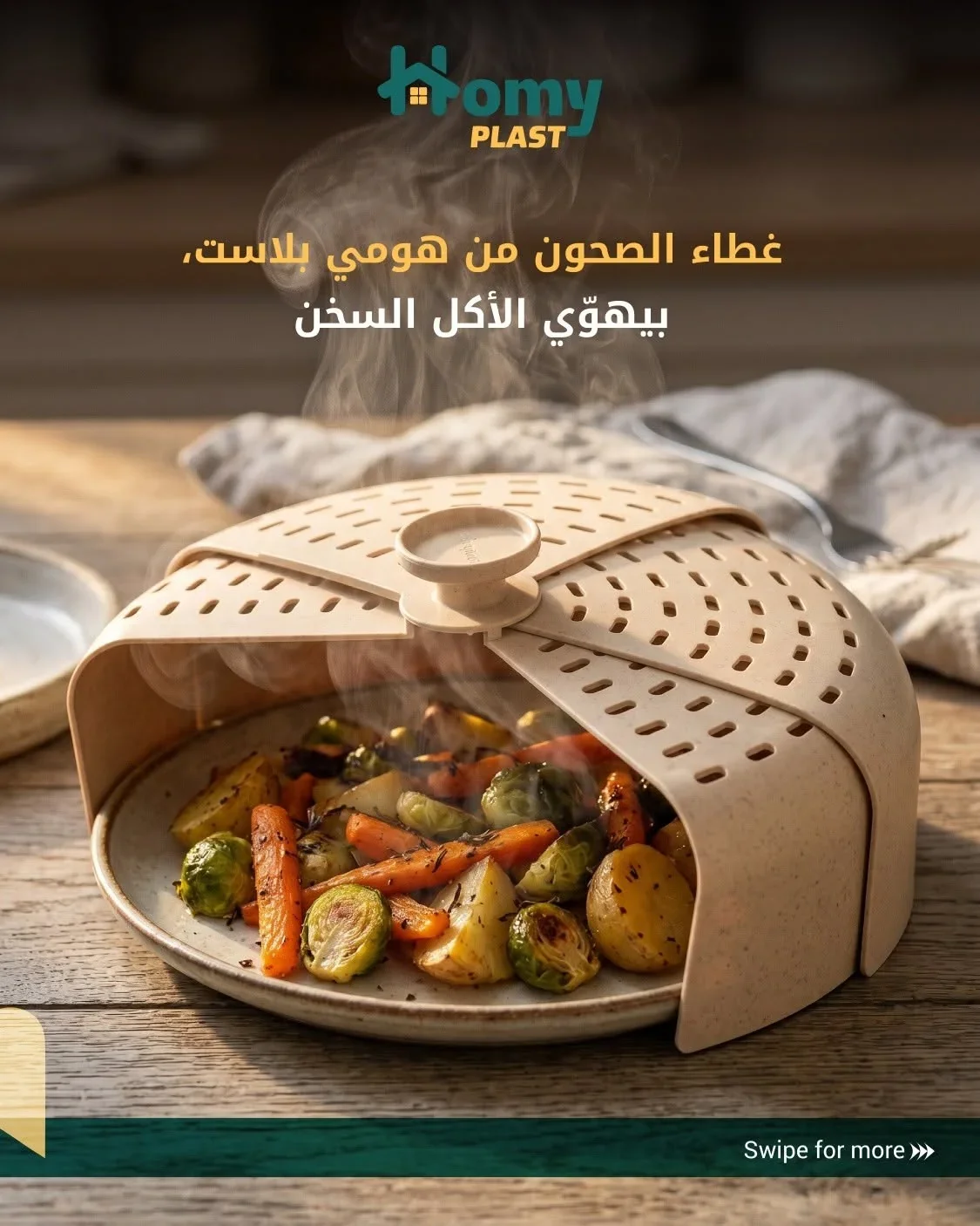 Round dish cover